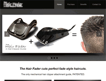 Tablet Screenshot of hairfader.com